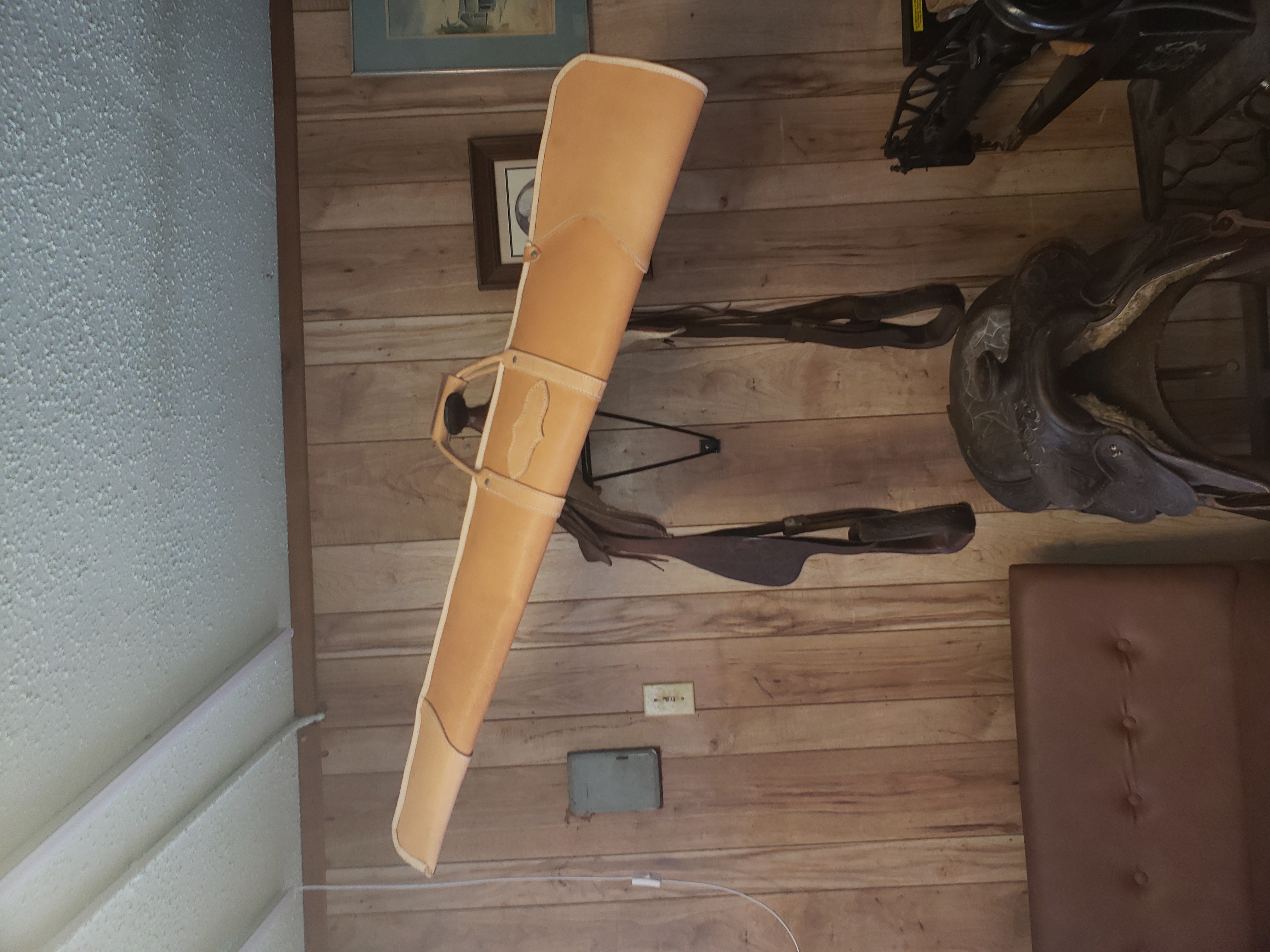 Leather Rifle Scabbard