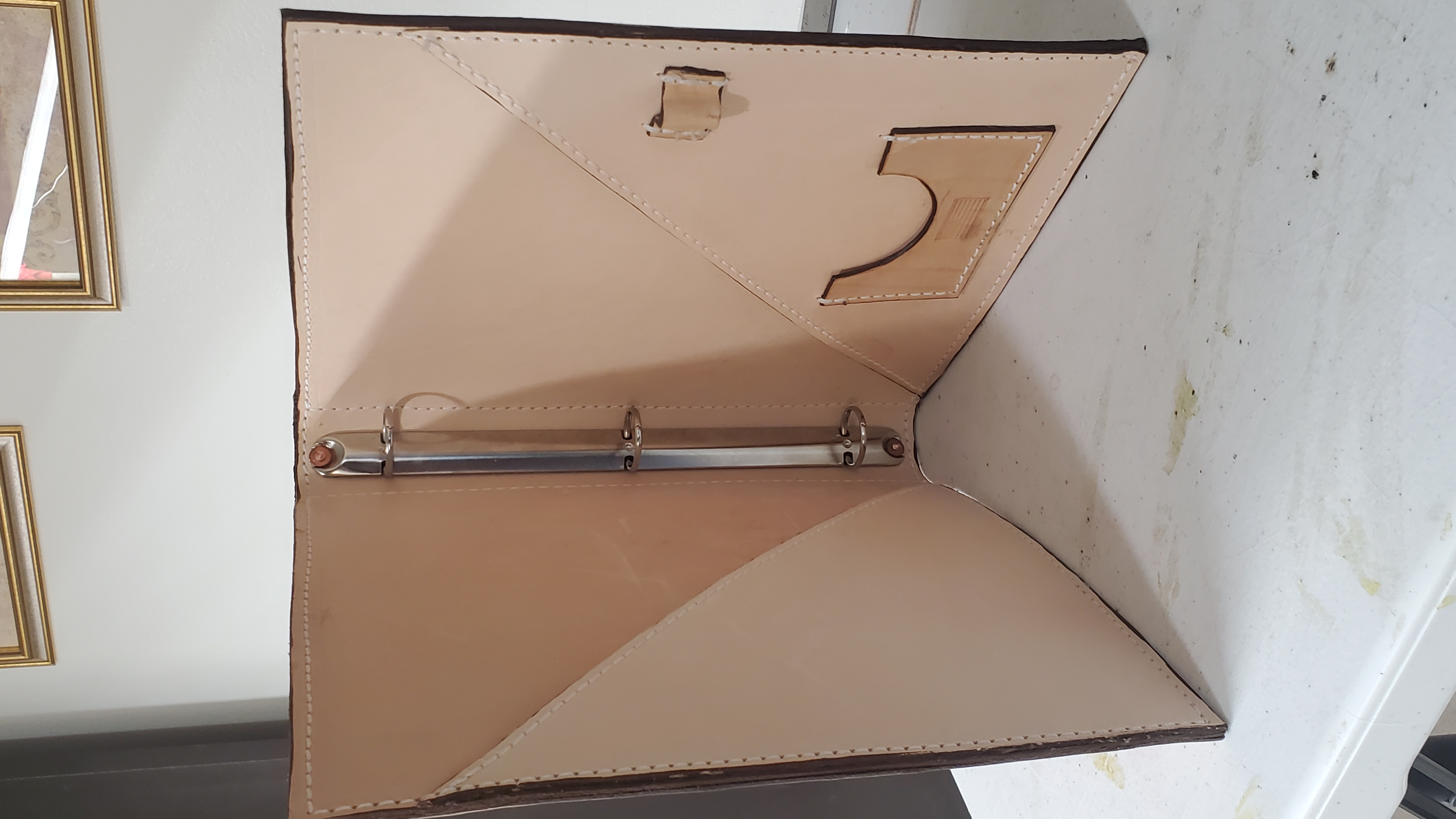 Tooled 3-Ring Binder